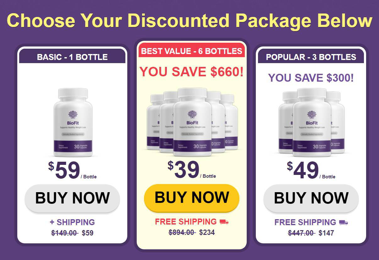 BioFit best pricing